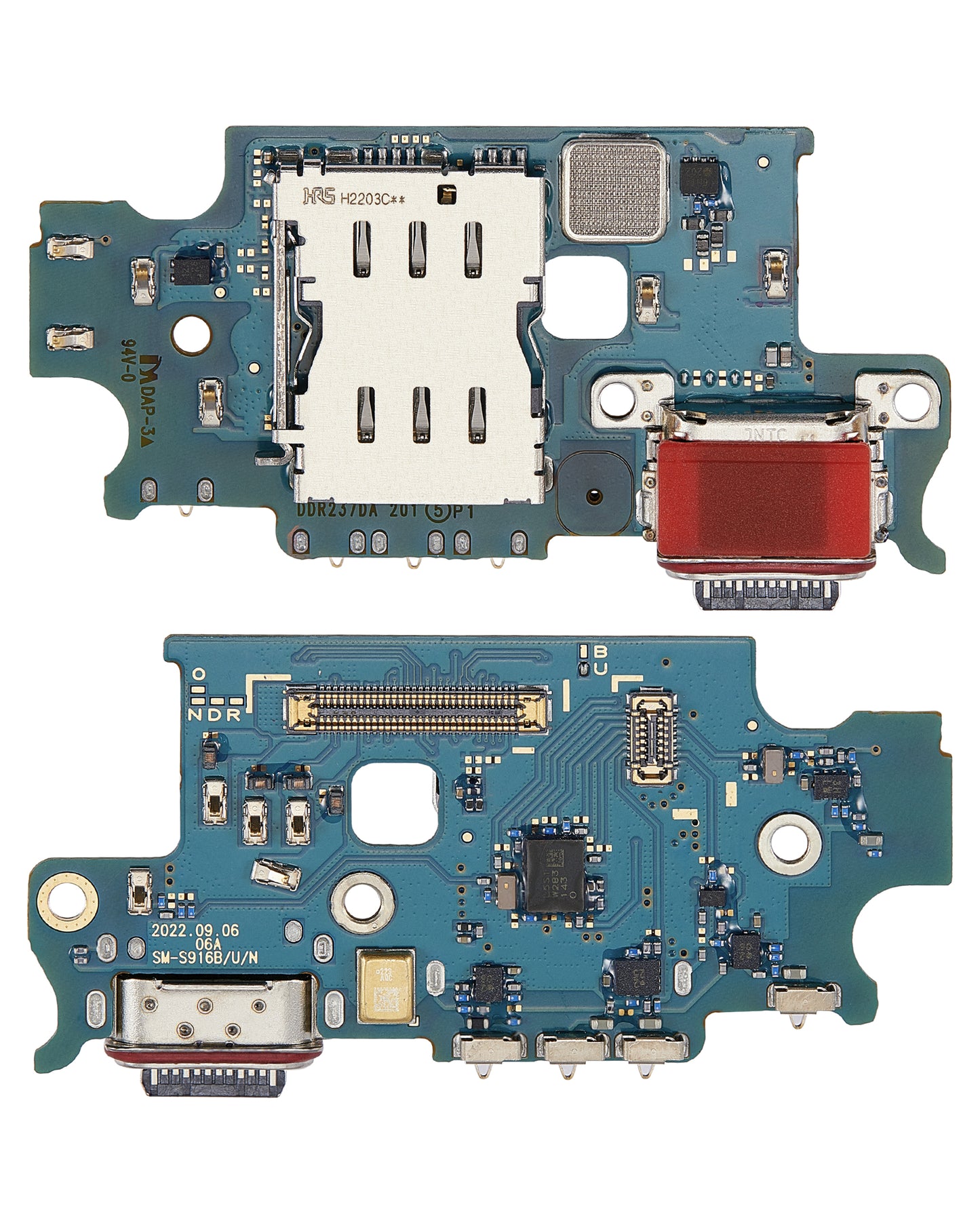 Data Connector(Charging Port) Samsung Galaxy S23 Plus Used OEM Grade A Reclaim(A) Phantom Black