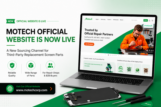 Motech Official Website Is Now Live: A New Sourcing Channel for Third-Party Replacement Screen Parts