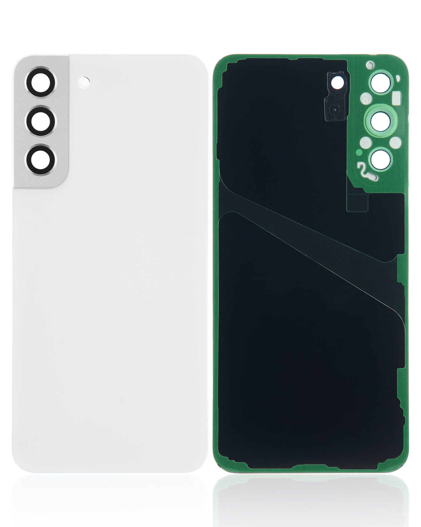 Back Cover Glass With Camera Lens For Samsung Galaxy S22 Plus Aftermarket