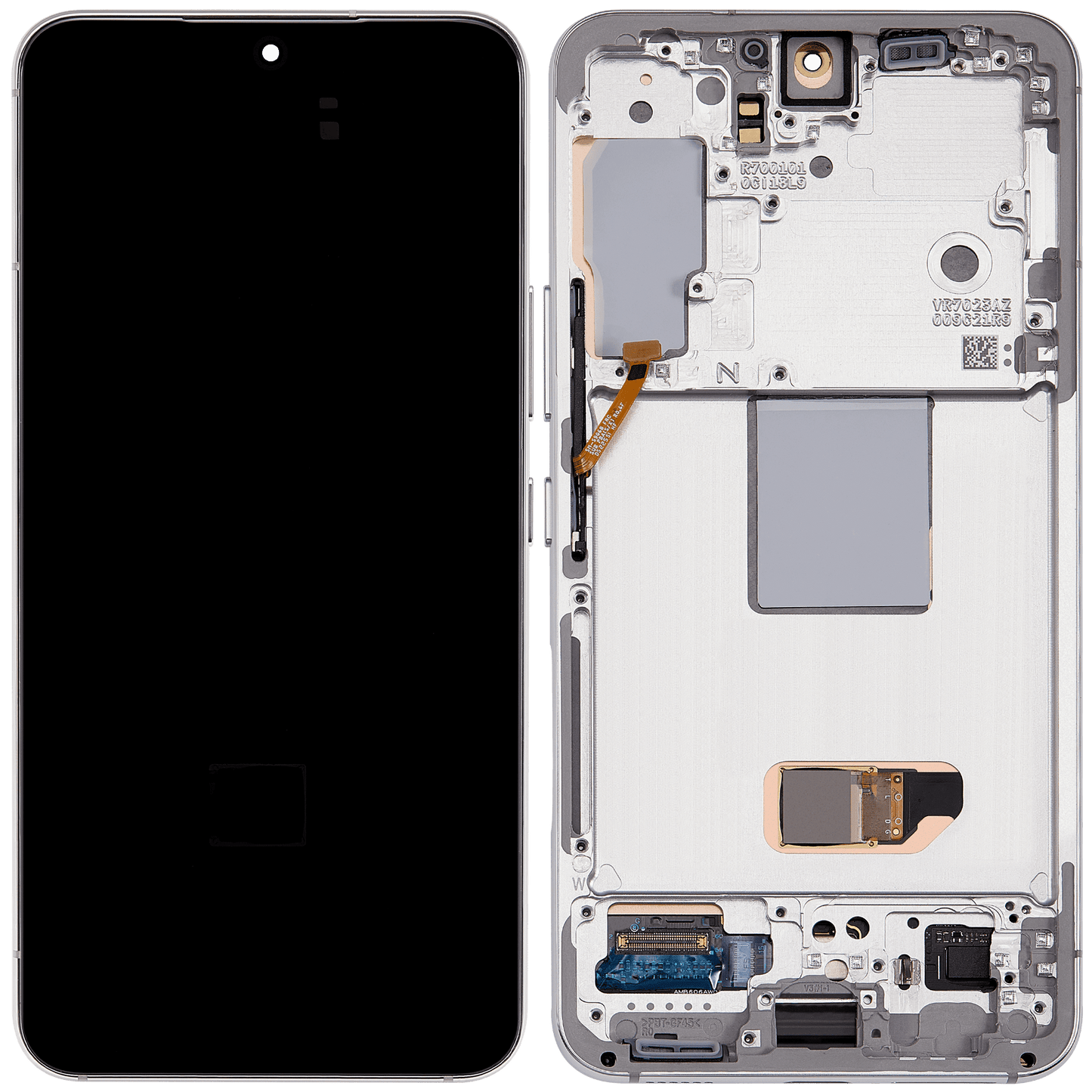 Display with frame (LCD/OLED/LCM/Screen) (US & International Version) For Samsung Galaxy S22