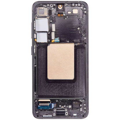 Display with frame (LCD/OLED/LCM/Screen) For Samsung Galaxy S24 Onyx Black