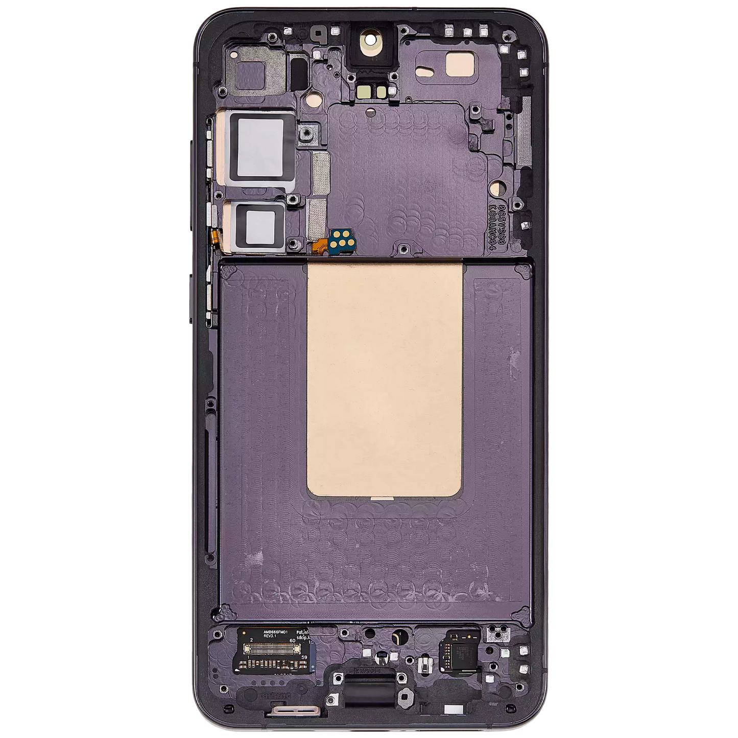Display with frame (LCD/OLED/LCM/Screen) For Samsung Galaxy S24 Plus Onyx Black