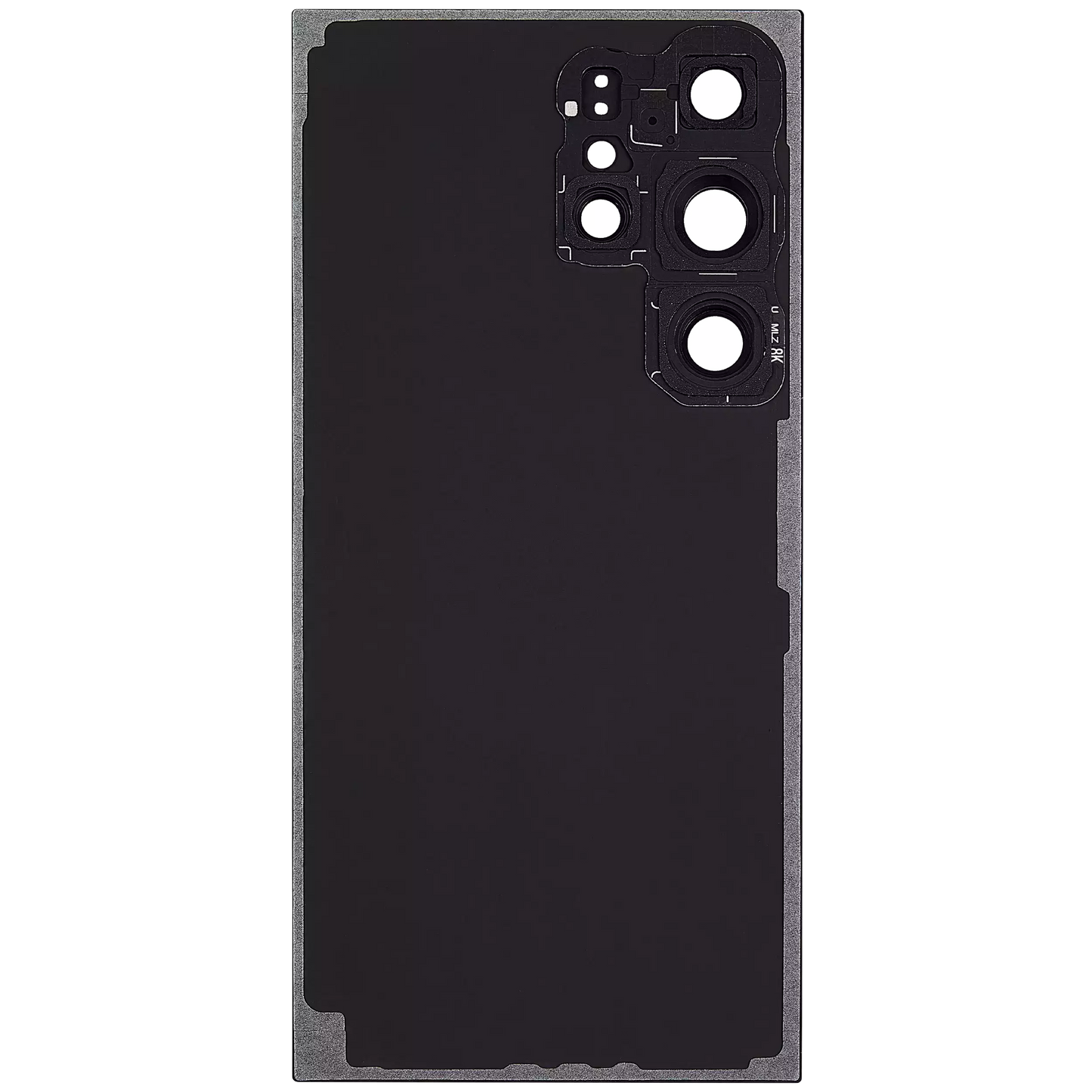 Back Cover Glass With Camera Lens For Samsung Galaxy S24 Ultra Aftermarket Titanium Black