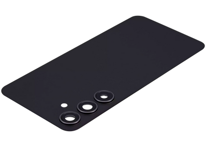 Back Cover Glass With Camera Lens For Samsung Galaxy S24 Plus Aftermarket Onyx Black
