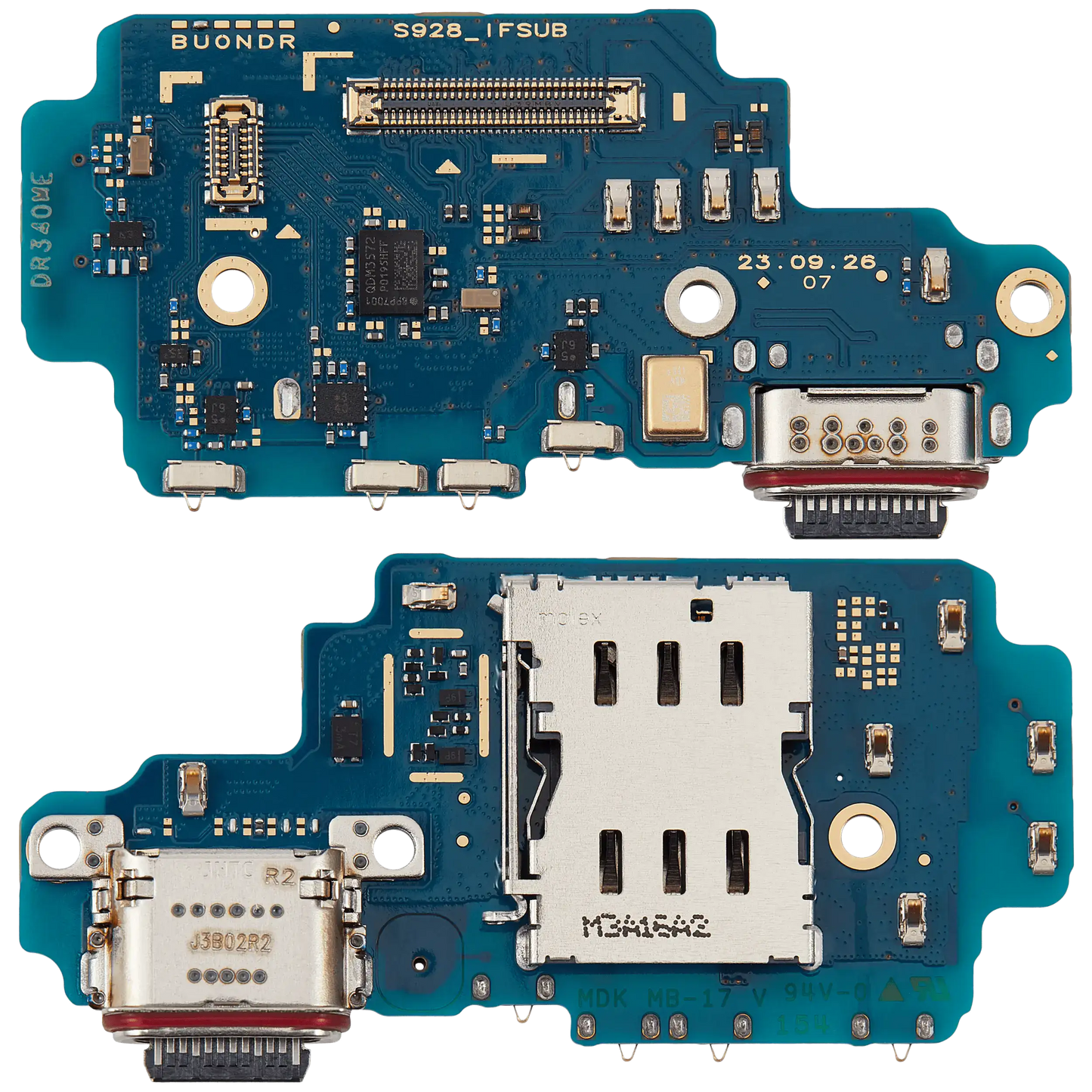 Data Connector(Charging Port) Samsung Galaxy S24 Ultra Used OEM Grade A Reclaim(A) Titanium Black