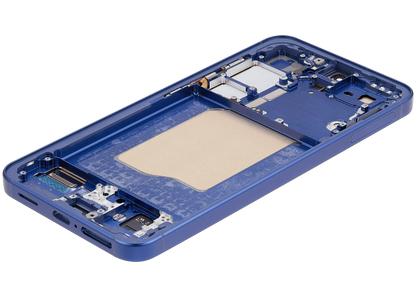 Display with frame (LCD/OLED/LCM/Screen) For Samsung Galaxy S25 Navy