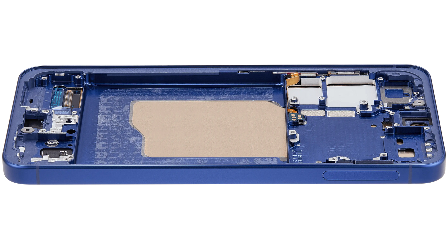 Display with frame (LCD/OLED/LCM/Screen) For Samsung Galaxy S25 Navy