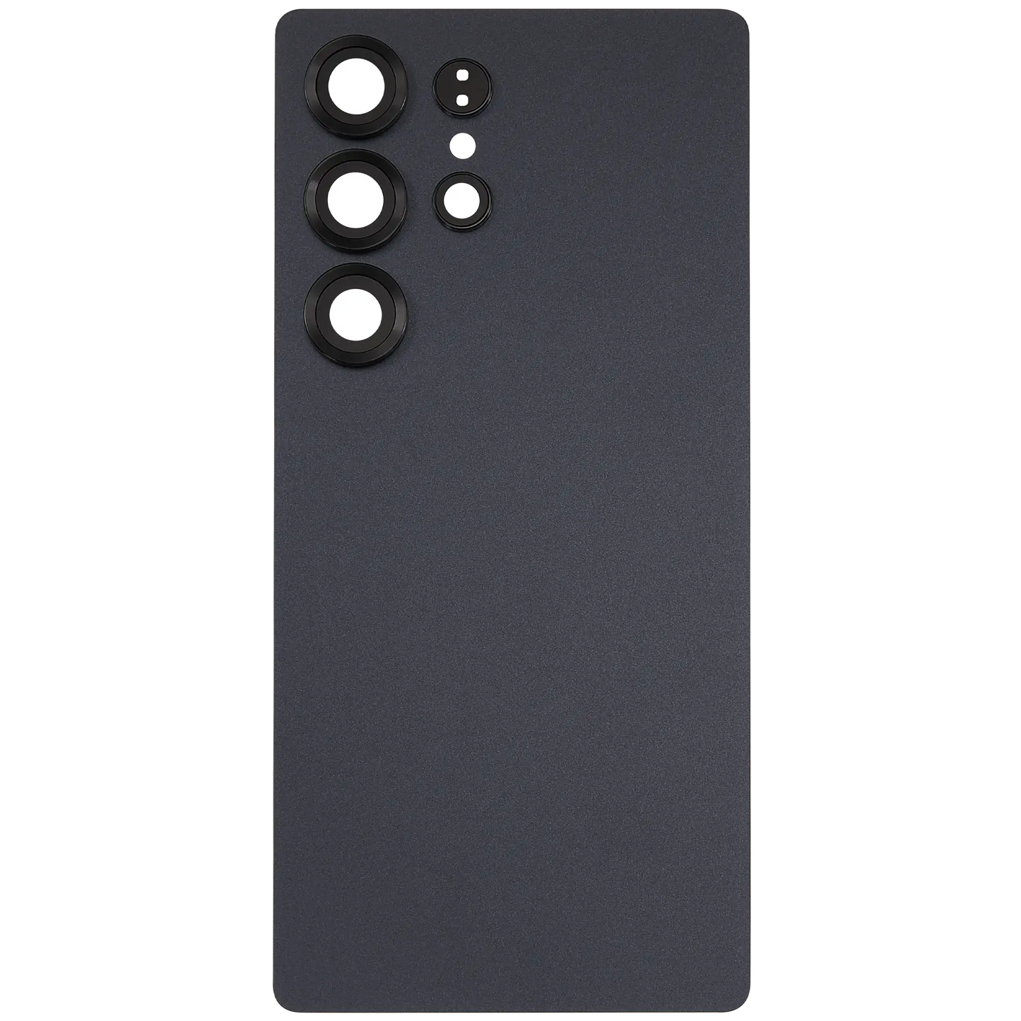 Back Cover Glass With Camera Lens For Samsung Galaxy S25 Ultra Aftermarket Titanium Black