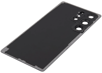 Back Cover Glass With Camera Lens For Samsung Galaxy S25 Ultra Aftermarket Titanium Black