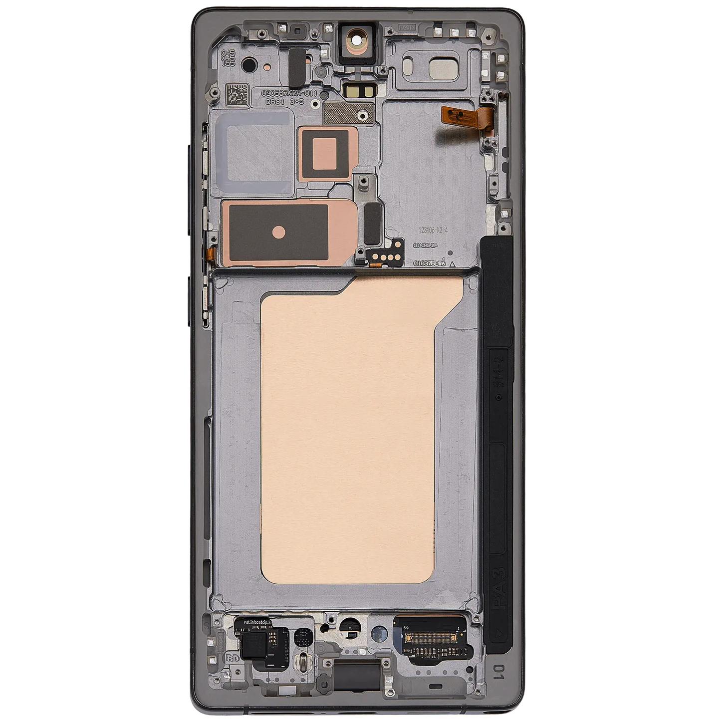 Display with frame（LCD/OLED/LCM/Screen）For Samsung Galaxy S25 Ultra Titanium Black