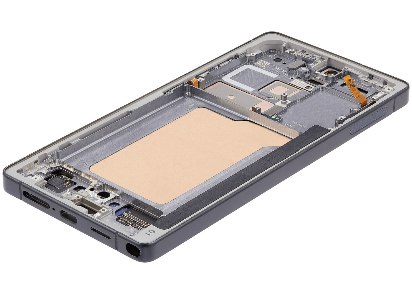 Display with frame（LCD/OLED/LCM/Screen）For Samsung Galaxy S25 Ultra Titanium Black