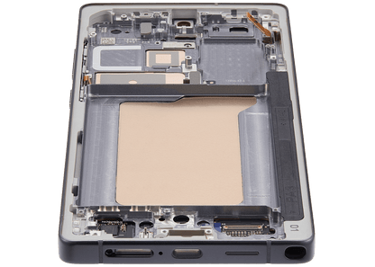 Display with frame（LCD/OLED/LCM/Screen）For Samsung Galaxy S25 Ultra Titanium Black