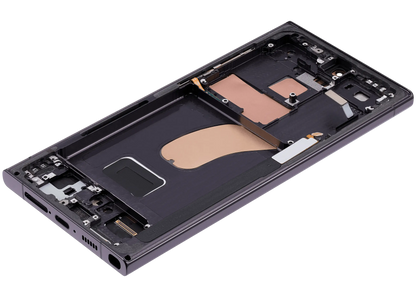 Display with frame (LCD/OLED/LCM/Screen) (US & International Version)（OLED 120HZ) For Samsung Galaxy S23 Ultra Aftermarket