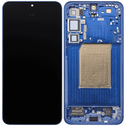 Display with frame (LCD/OLED/LCM/Screen) (US & International Version) For Samsung Galaxy S25 Plus Navy