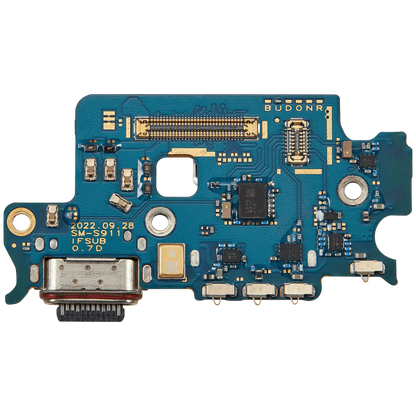 Data Connector(Charging Port) Samsung Galaxy S23 Used OEM Grade A Reclaim(A) Phantom Black