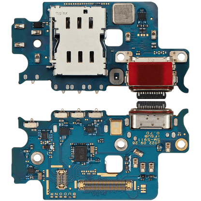 Data Connector(Charging Port) Samsung Galaxy S23 Used OEM Grade A Reclaim(A) Phantom Black