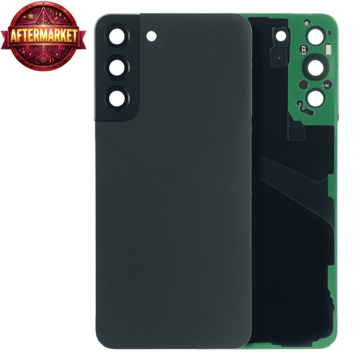 Back Cover Glass With Camera Lens For Samsung Galaxy S22 Plus Aftermarket
