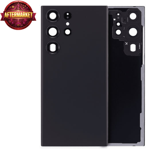 Back Cover Glass With Camera Lens For Samsung Galaxy S23 Ultra Aftermarket