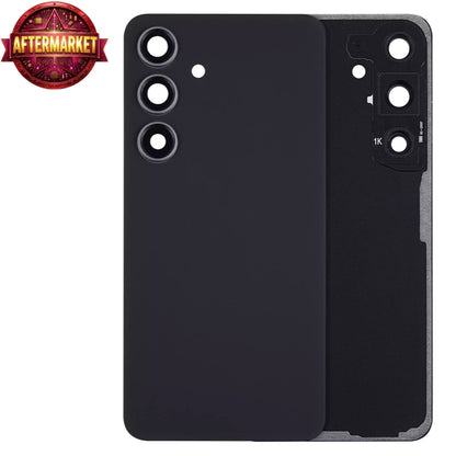 Back Cover Glass With Camera Lens For Samsung Galaxy S24 Aftermarket Onyx Black