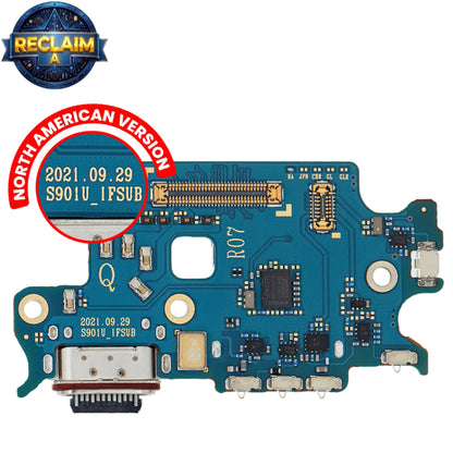 Data Connector(Charging Port) Samsung Galaxy S22 Used OEM Grade A Reclaim(A) Phantom Black