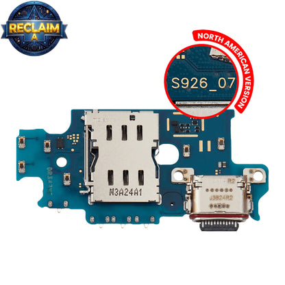Data Connector(Charging Port) Samsung Galaxy S24 Plus Used OEM Grade A Reclaim(A) Onyx Black