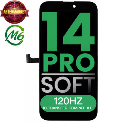 Display (LCD/OLED/LCM/Screen) Screen Assembly (With IC Removable With 120HZ) (Soft OLED) Aftermarket All Colors For iPhone 14 Pro