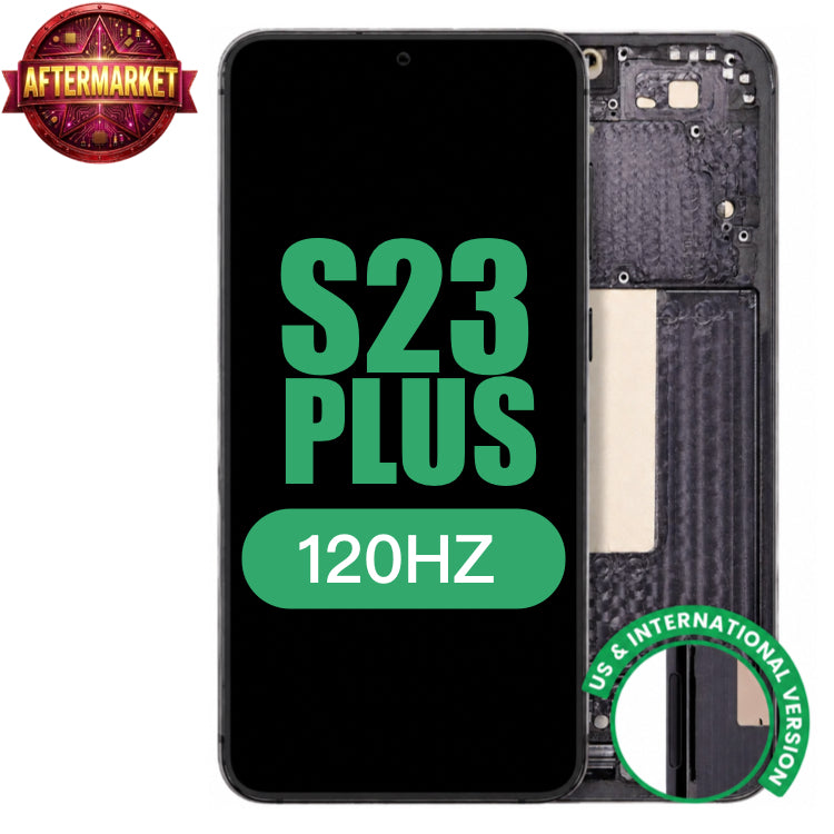 Display with frame (LCD/OLED/LCM/Screen) For Samsung Galaxy S23 Plus