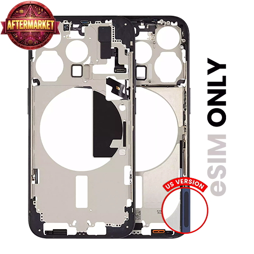 Housing Frame(Middle Frame) Aftermarket For iPhone 15 Pro